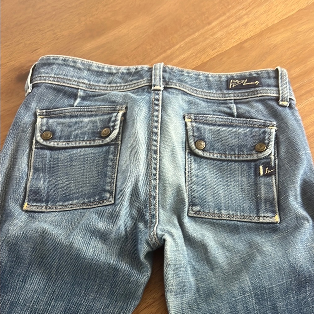Relaxed Blue Jeans with Classic Medium Wash